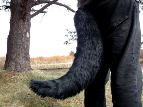 wolf tail costume|fluffy wolf tail attachments.